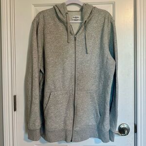 Goodfellow & Co Light Heather Gray Zip-Up Hoodie